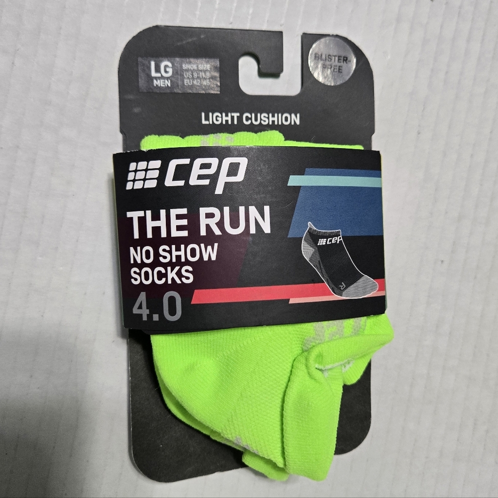 Men’s CEP Ultra Light Cushion No-Show Socks Size L
